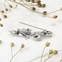 Sterling Silver Flower Brooch, thumbnail 3 of 4
