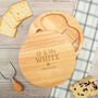Personalised First Christmas Mr And Mrs Cheese Board, thumbnail 2 of 7