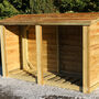 Heavy Duty Log Store 4ft X 6ft High Quality Timber, thumbnail 5 of 6