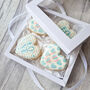 Valentine's Hearts Biscuits Gift Box, Eight Pieces, thumbnail 4 of 6