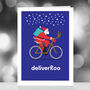 Funny Bike Lovers Christmas Card, Deliver Roo, thumbnail 6 of 10