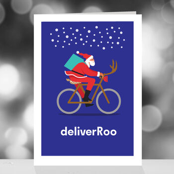 Funny Bike Lovers Christmas Card, Deliver Roo, 6 of 10