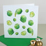 Christmas Card With ' Sprouts ' Illustration, thumbnail 3 of 3