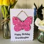 Personalised Granddaughter Sister Niece Butterfly Card, thumbnail 5 of 12
