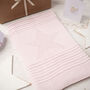 Baby Girl Pink Big Star Blanket, thumbnail 2 of 8