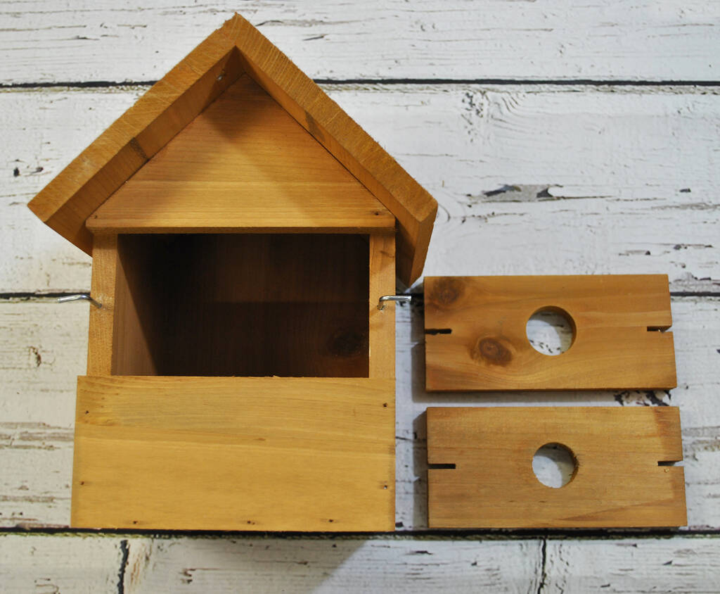 Set Of Two Large Multi Hole Bird Nest Boxes By Garden Selections ...