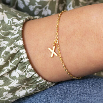 Just A Kiss 'X' Charm Bracelet, 2 of 8