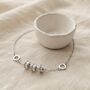 Baguette Diamond Bracelet Silver, thumbnail 2 of 7