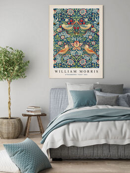 William Morris Strawberry Thief Floral Art Print, 2 of 4