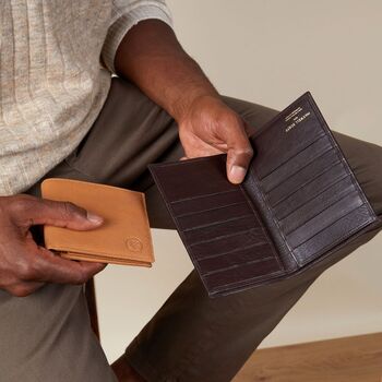 Soft Leather Tall Jacket Wallet 'Pianillo Soft Grain', 10 of 12