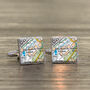 Personalised Favourite Place Football Cufflinks, thumbnail 6 of 6