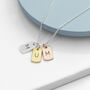 Personalised Family Initials Charms Necklace, thumbnail 1 of 7