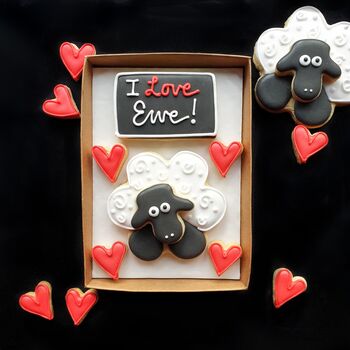 'I Love Ewe!' Letterbox Cookies, 3 of 4