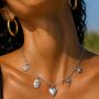 Build Your Own Personalised Silver Five Charm Necklace, thumbnail 1 of 8