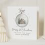 Personalised First Christmas In New Home Bauble Card, thumbnail 1 of 7