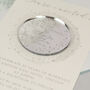 Sparkly Circle Vow Renewal Invitation Magnet, thumbnail 4 of 7