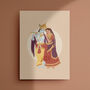 Krishna And Radha Wall Art, thumbnail 1 of 3