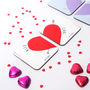 Personalised Love Heart Coasters Pair, thumbnail 2 of 7