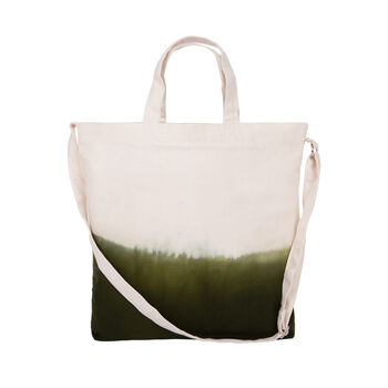 Ombre Tote Bag Green, 2 of 4
