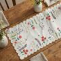 Stitch Your Flowers Table Runner Embroidery Kit, thumbnail 1 of 12