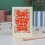 Papercut Teacher 'Big Heart' Card, thumbnail 3 of 7
