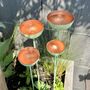 Set Of Four Verdigris Raincatcher Garden Sculptures, thumbnail 6 of 9