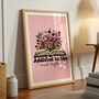 Addicted To The Next Chapter, Book Lover Gift, Book Art Print, thumbnail 2 of 7
