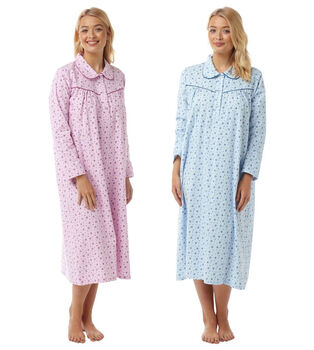 Christmas Gift Box: Brushed Cotton Nightdress, Thermal Vest, Three Pairs Of Soft Top Christmas Socks, Three Pairs 100% Cotton Full Briefs And A Hand Care Set, 2 of 9