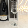 Birthday Recycled Champagne Bottle Box And Glass Gift Set, thumbnail 2 of 5