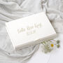 Personalised Engraved Letter Keepsake New Baby Card, thumbnail 7 of 7
