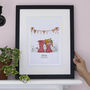 Personalised New Baby Welly Boot Print, thumbnail 1 of 7