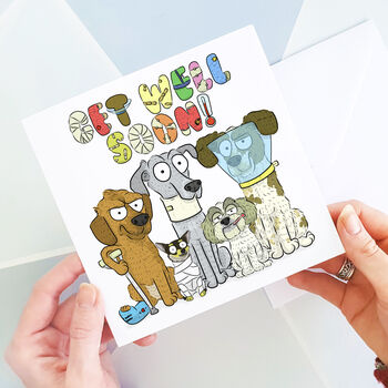 Get Well Soon Dogs Card, 4 of 4
