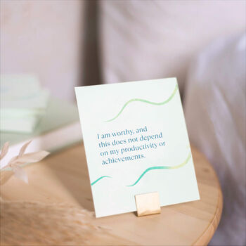Give Yourself Kindness Self Compassion Affirmation Gift, 6 of 10