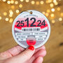 Personalised Tax Disc Christmas Tree Decoration, thumbnail 2 of 4