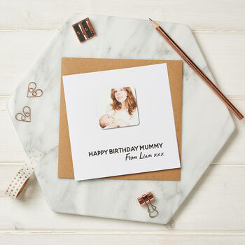 Personalised Mother's Day Photo Magnet Card, 2 of 5