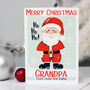 Personalised Santa Family Christmas Card, thumbnail 7 of 12