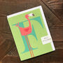 Mini F For Flamingo Card, thumbnail 4 of 5