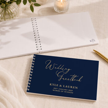 Personalised Wedding Guest Book, 10 of 12