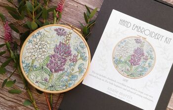 Lupin Embroidery Kit, 3 of 12