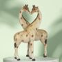 Anniversary Gifts My Other Half Giraffe Couple Ornament, thumbnail 5 of 5