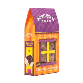 Chocolate Orange Gourmet Popcorn Gift Box, 4 of 5