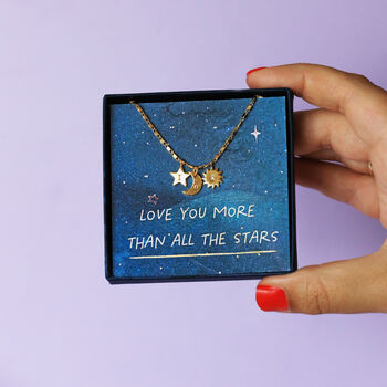 Personalised Initial Celestial Charm Necklace, 4 of 7