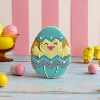 Biscuiteers Hand Iced Easter Chick Letterbox Biscuit, 2 of 2