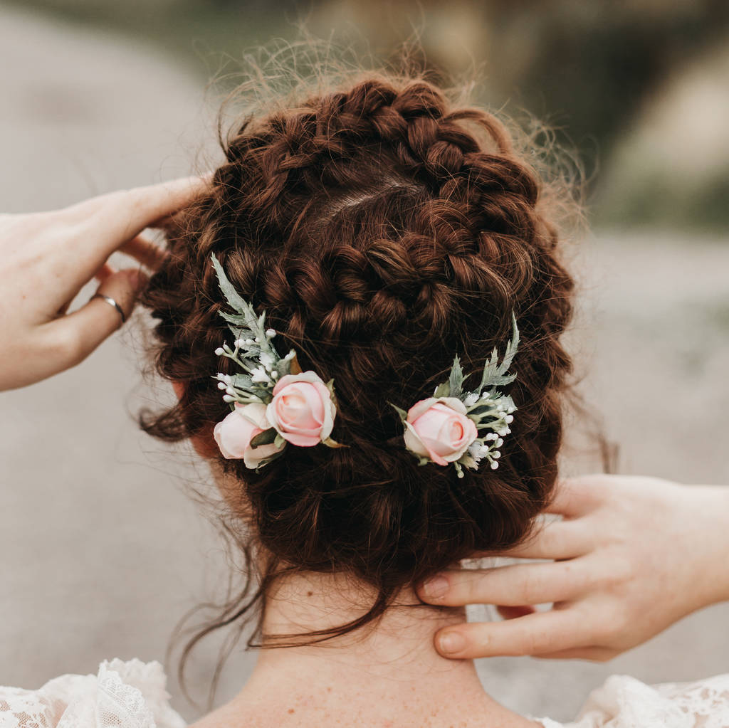 gabriella rose hair pins by luna and wild | notonthehighstreet.com