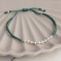 Sterling Silver Pearl Friendship Bracelet, thumbnail 7 of 12
