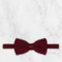 Handmade 100% Polyester Knitted Tie In Burgundy Red, thumbnail 9 of 9