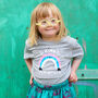 'Be Kind To Each Other' Rainbow Children's T Shirt, thumbnail 1 of 7