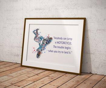 Personalised Motocross Poster, 2 of 4