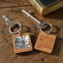 Personalised Milestone Calendar Photo Keyring, thumbnail 1 of 8