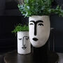 Abstract Face Vase Planter, thumbnail 3 of 4
